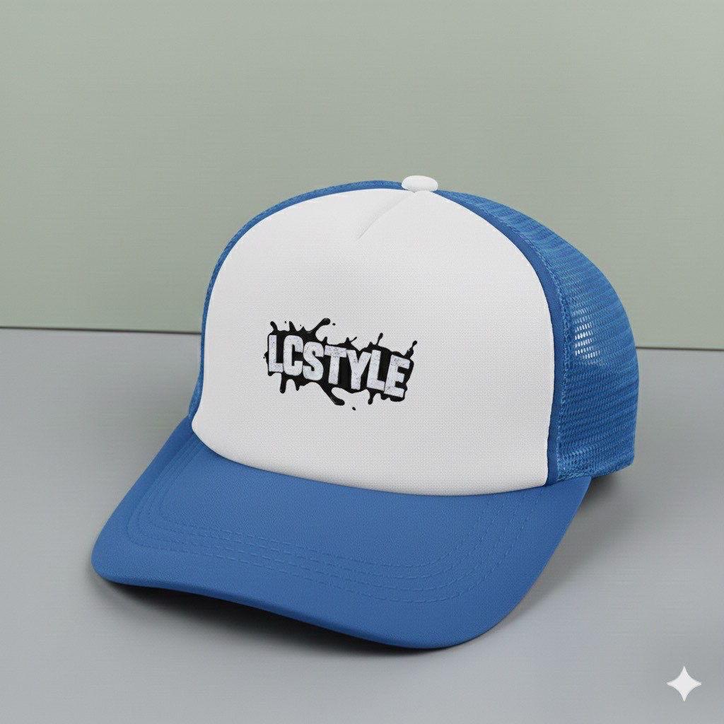 LC. Style Splash Blue Cap